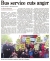 Save our buses - press coverage