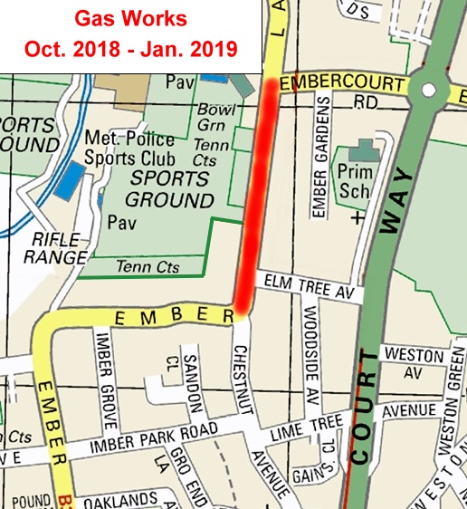 Esher gas works map 2