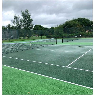 Giggs Hill Field resurfaced tennis court 2 LR