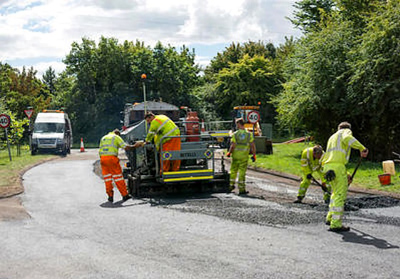 Road resurfacing LR