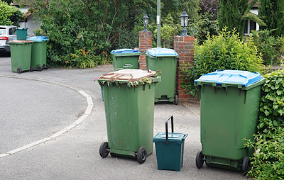 Rubbish bins