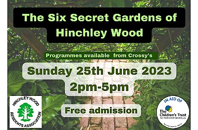 Secret Gardens of Hinchley Wood banner