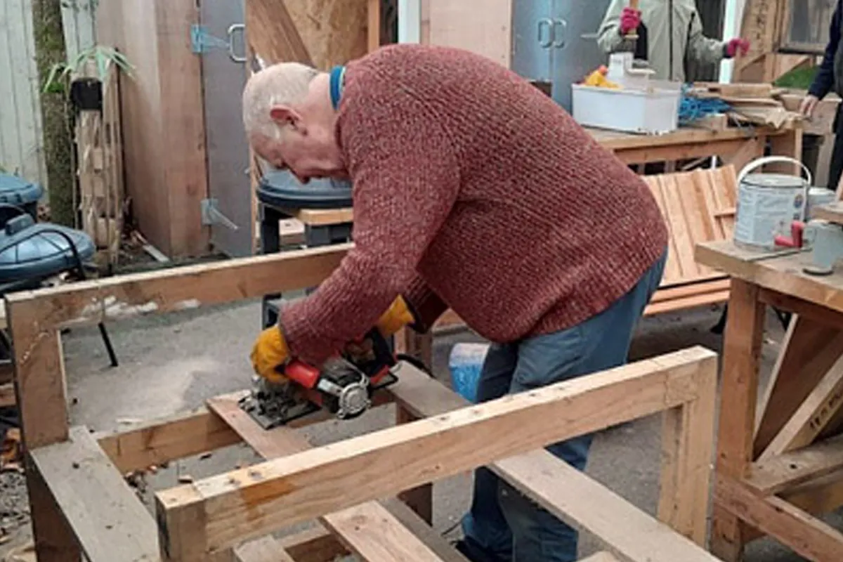 TD Men in Sheds setting up a new base
